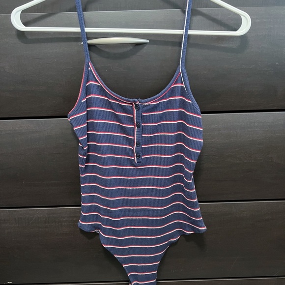 Garage striped bodysuit - Picture 1 of 6